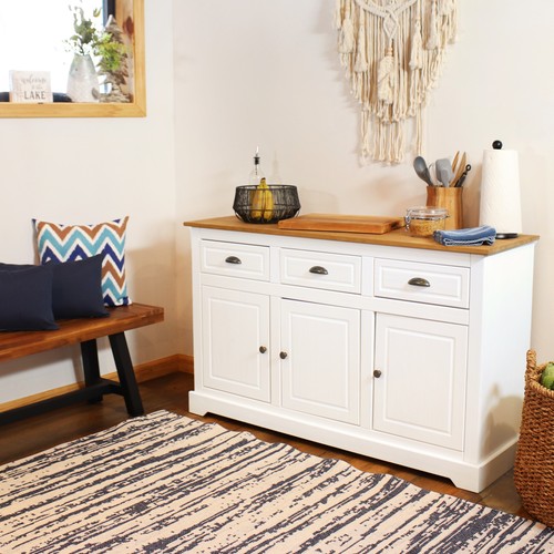Inch pine drawer - 32-inch, 3-drawer,