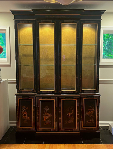 Ethan allen handpainted black - allen,